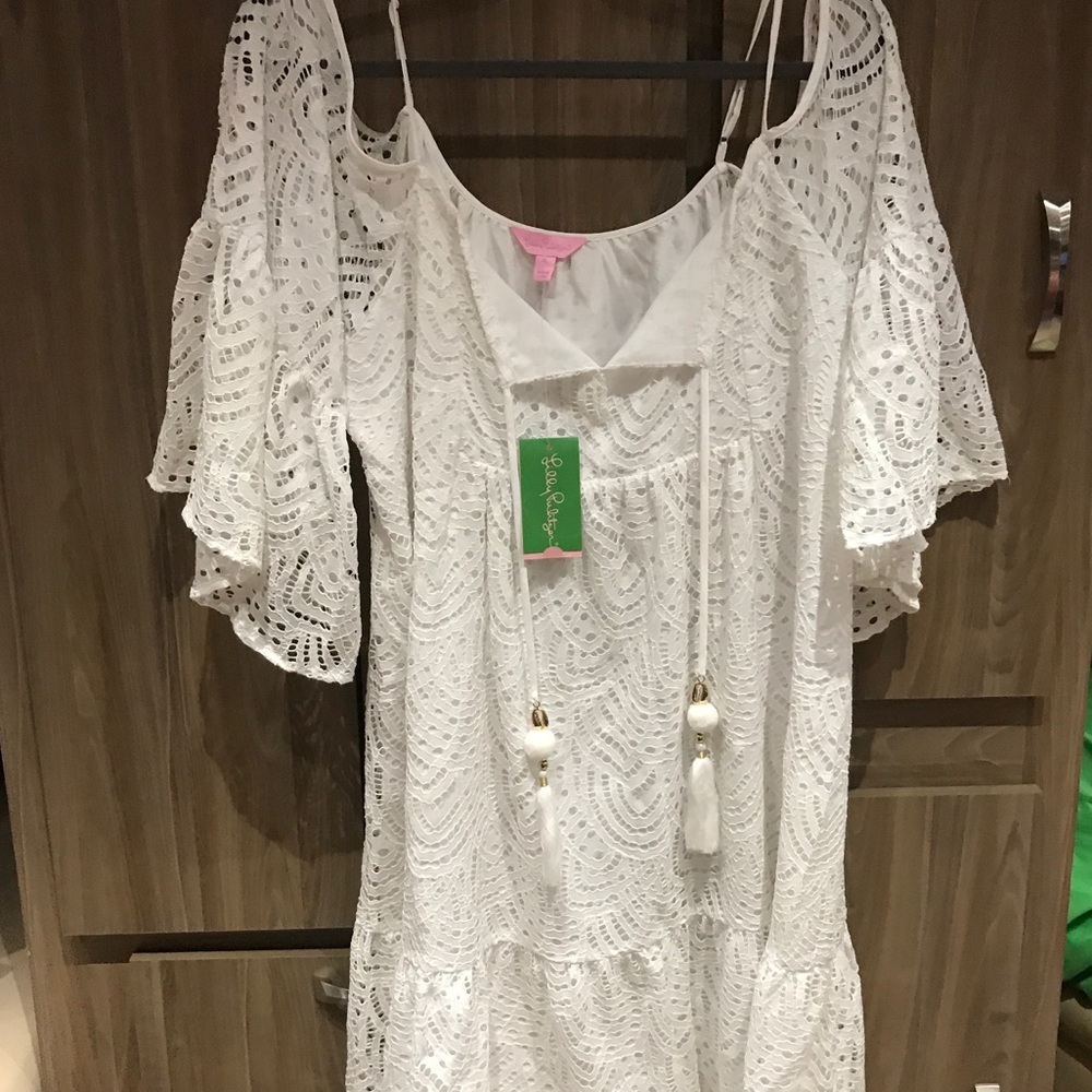 Lilly Pulitzer Alanna Dress white lace